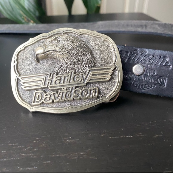 Vintage Harley Davidson Eagle Belt - Picture 7 of 16